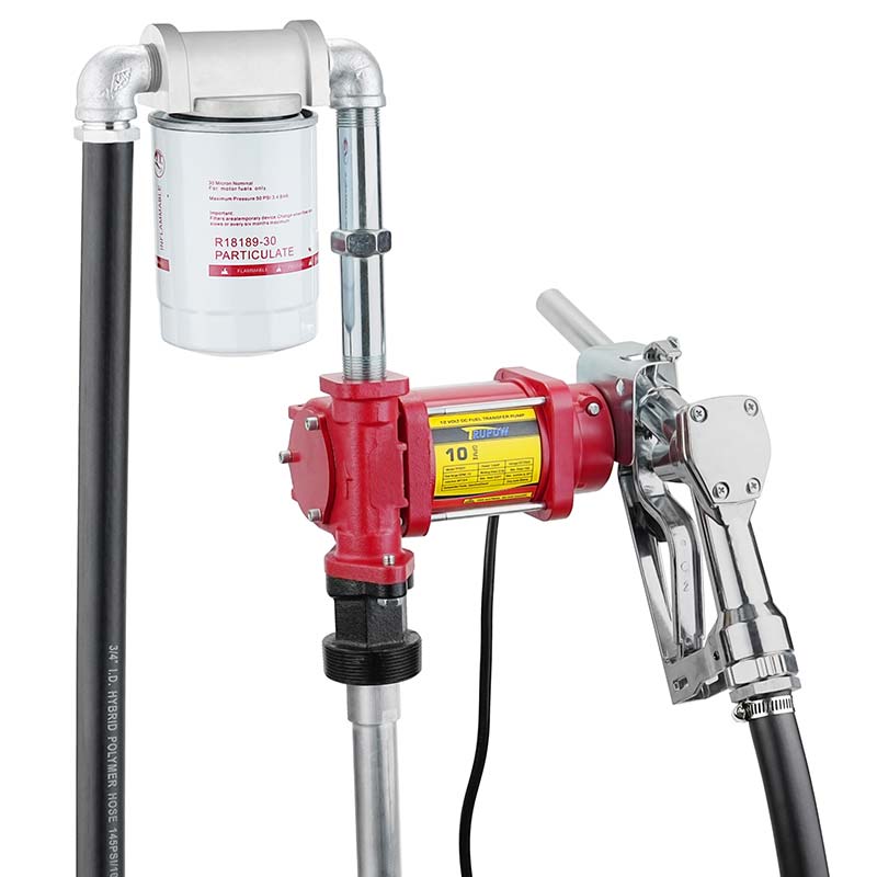 नोजलको साथ 12V इन्धन पेट्रोल ट्रान्सफर पम्प किट