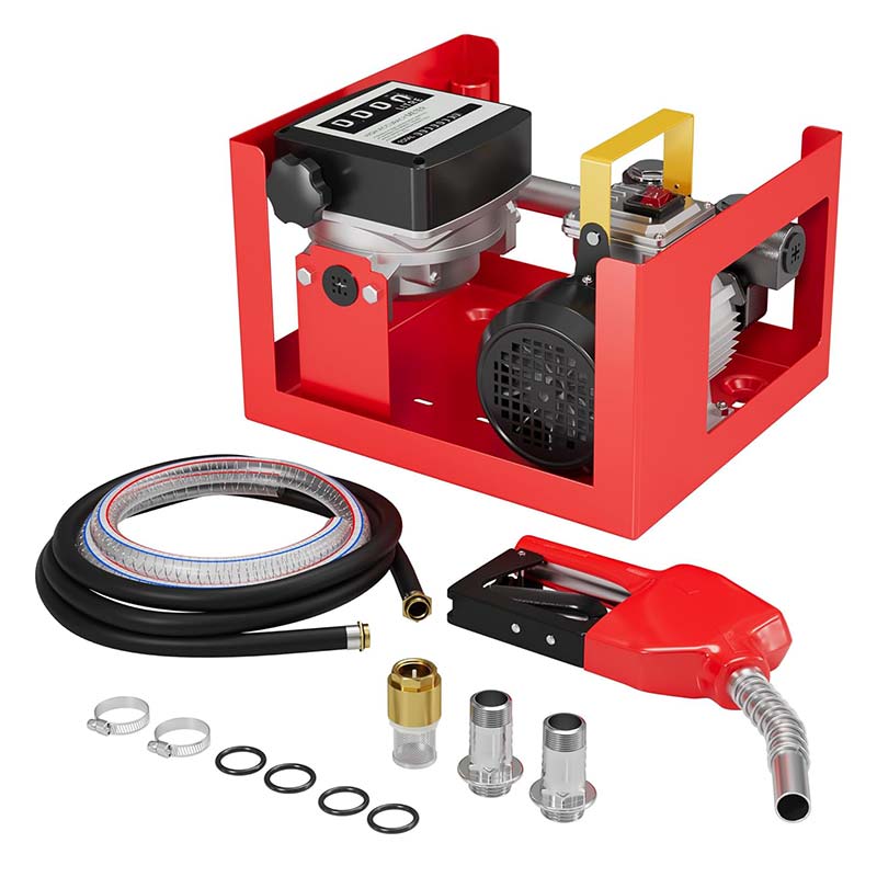 काउन्टर र स्वचालित नोजलको साथ इलेक्ट्रिक डिजेल इन्धन स्थानान्तरण पम्पहरू