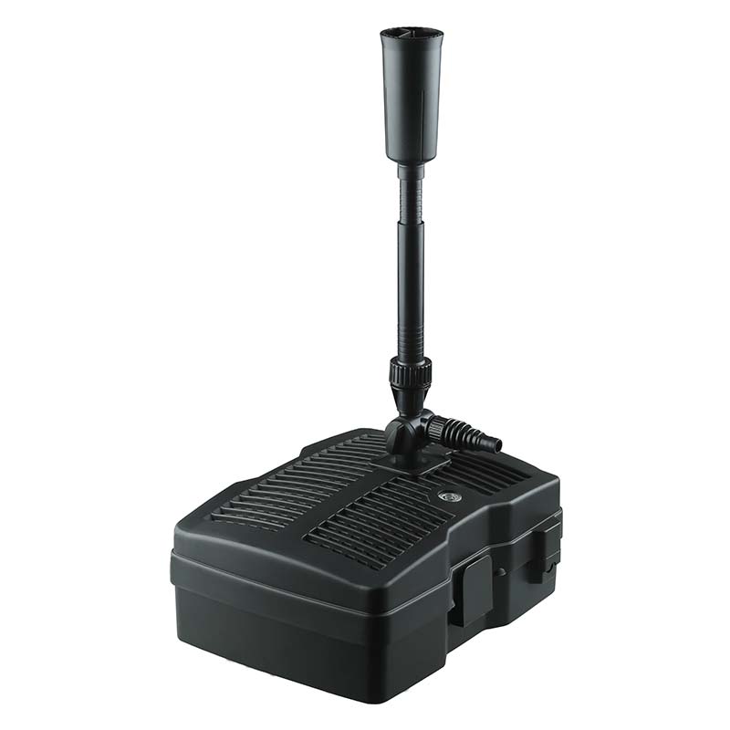 झरना माछा पोखरी फाउंटेन पम्प विभिन्न नोजल संग